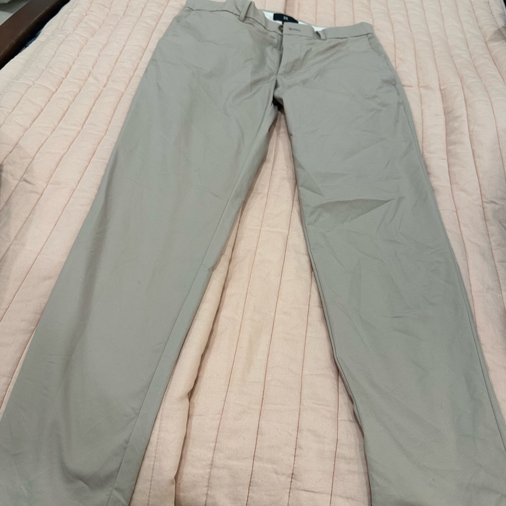 Banana Republic Slim Fit Beige Trousers